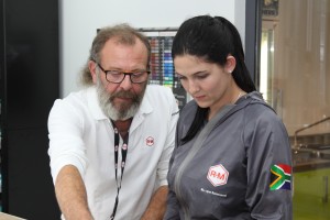 La candidate sud africaine