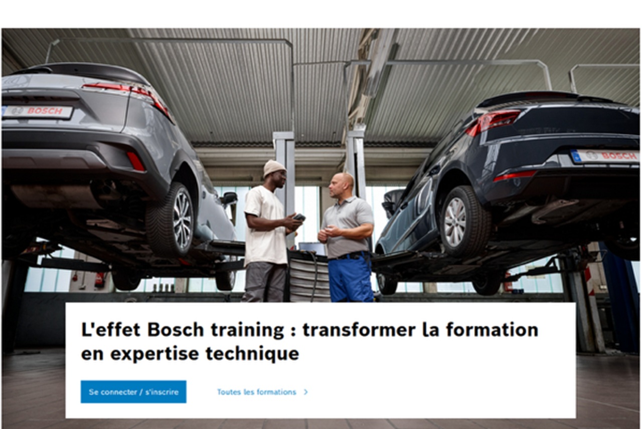 Une plateforme fluide et intuitive. © Bosch Mobility Aftermarket