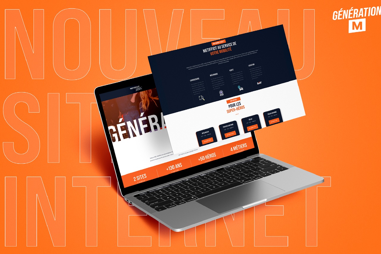 Le site www.generationm.fr permet de déposer une candidature ou un contact en quelques secondes.