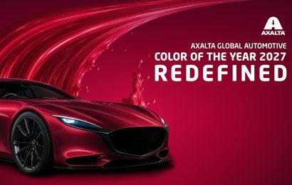 Une finition rouge rubis intense contemporaine et lumineuse.