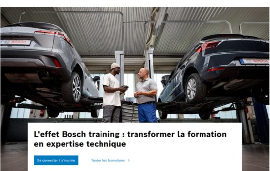 Une plateforme fluide et intuitive. © Bosch Mobility Aftermarket