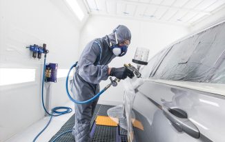 La cabine de peinture représente l’une des principales sources énergétiques de l’atelier de carrosserie, crédit. Omia