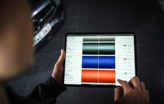 Les teintes automobiles, de plus en plus complexes, exigent une grande précision. © BASF