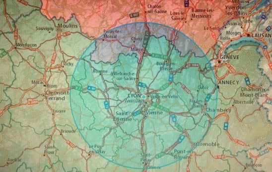 Via Michelin Rayon 100 Lyon