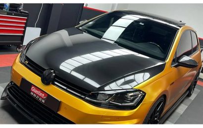 Un véhicule traité par Glastint.